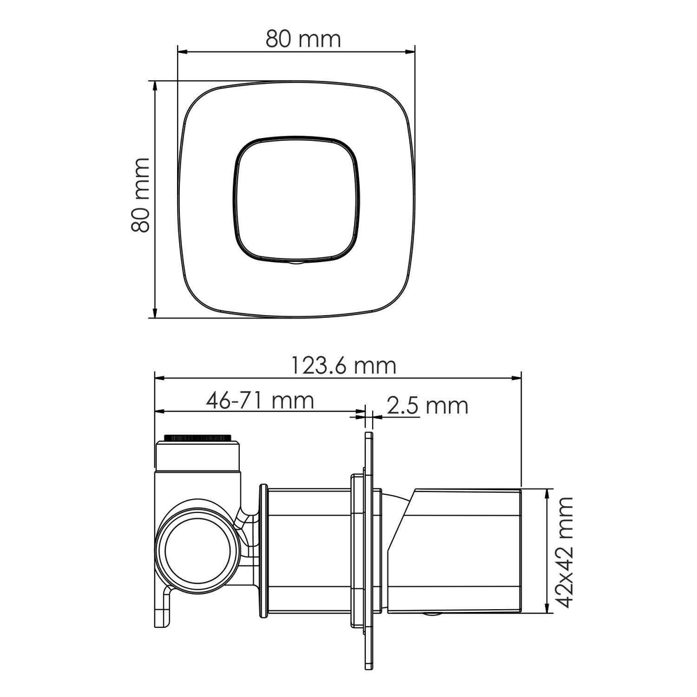 Naab 8652 Смеситель для душа