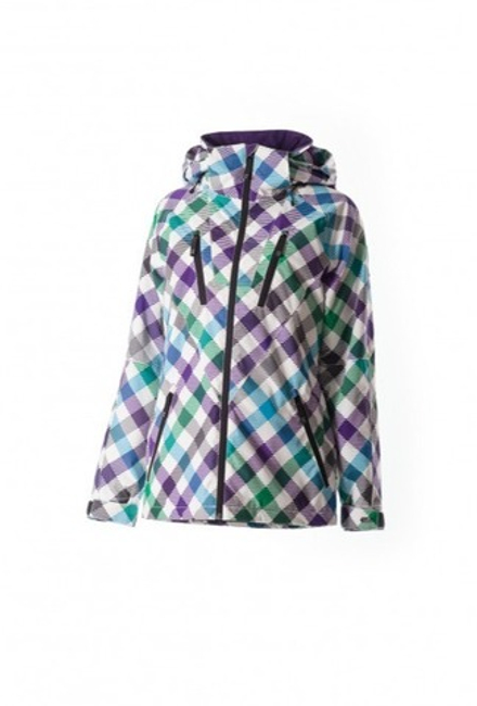 Куртка Rehall USHI AOP Slanted Checks Ocean Blue