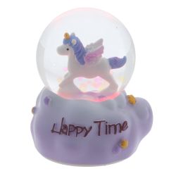 GAEM Фигурка декоративная "Лошадка" в стекл шаре (подсвет, 3xLR41), D4.5 см, L5,5 W5 H7 см, 4в.