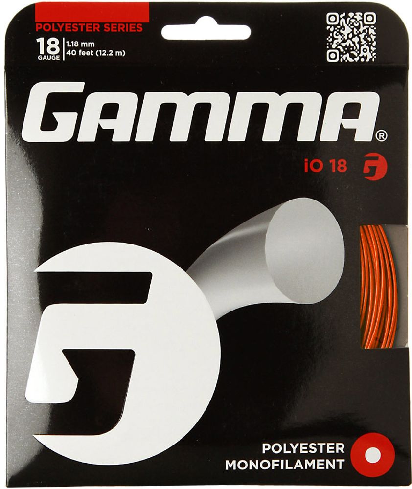 Теннисные струны Gamma iO (12.2 m) - orange