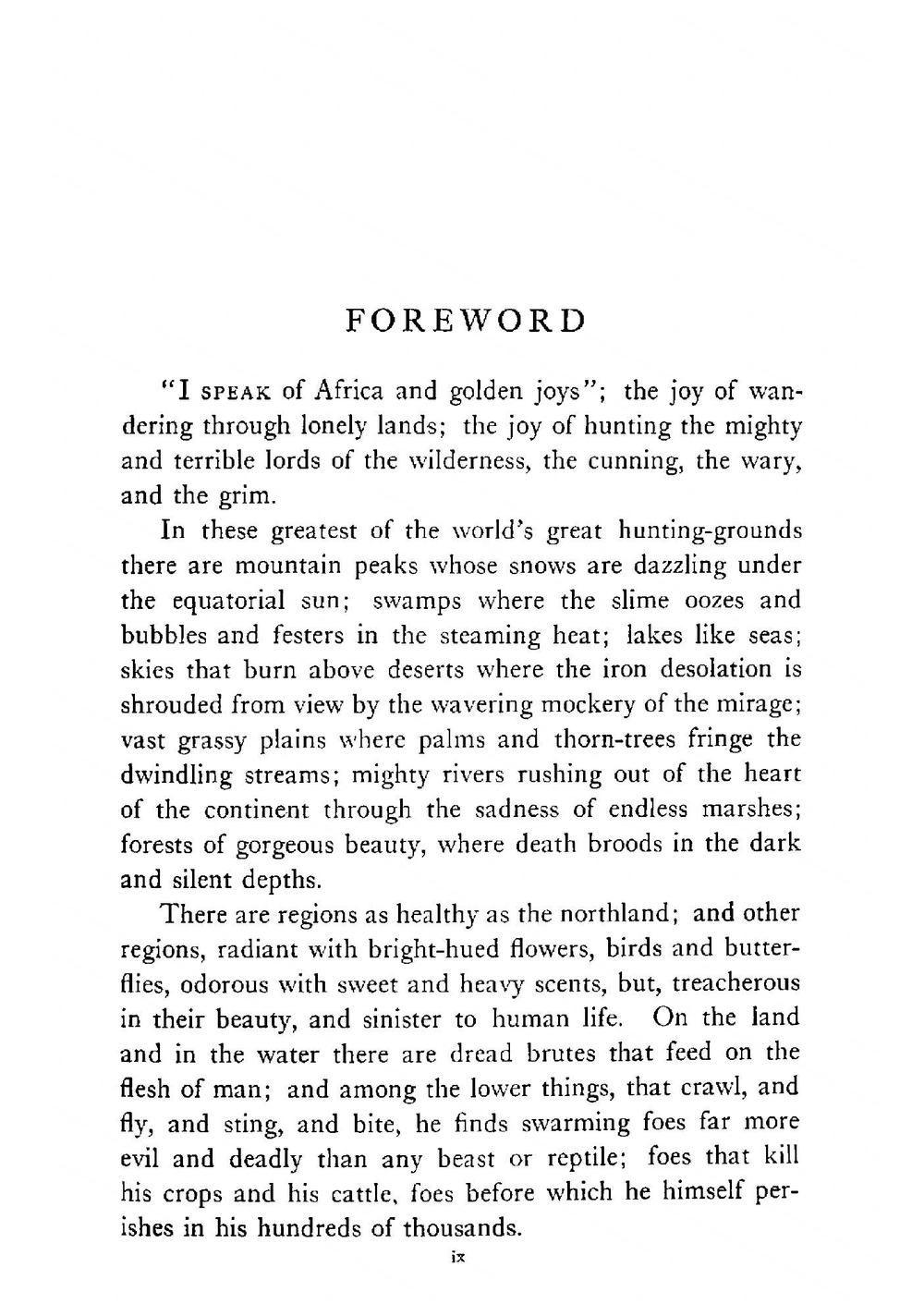 African game trails | Theodore Roosevelt