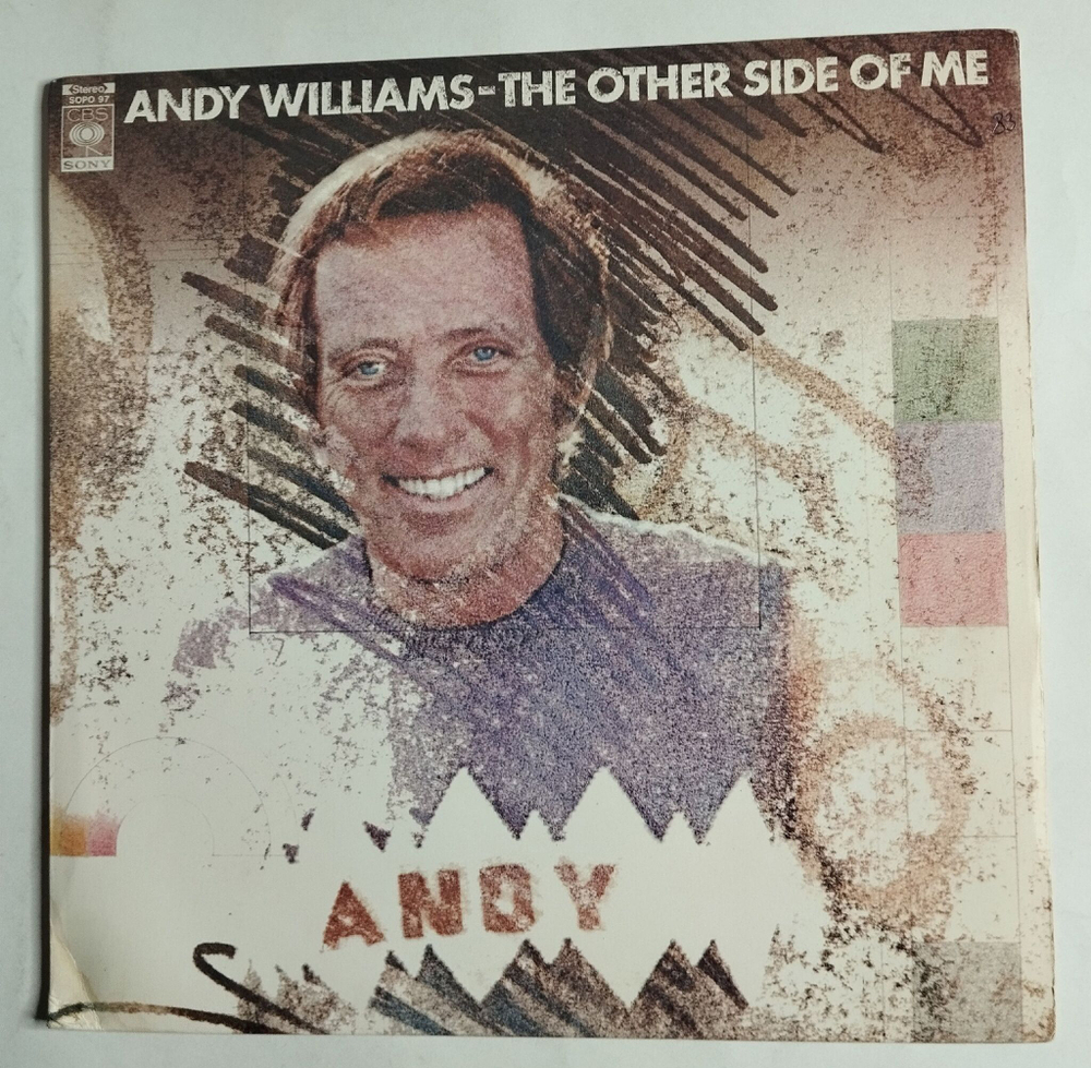 Винтажная виниловая пластинка LP Andy Williams The Other Side Of Me (Japan 1975) (No Obi)