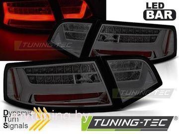 Задние фонари smoke led bar seg для Audi A6 C6 sedan