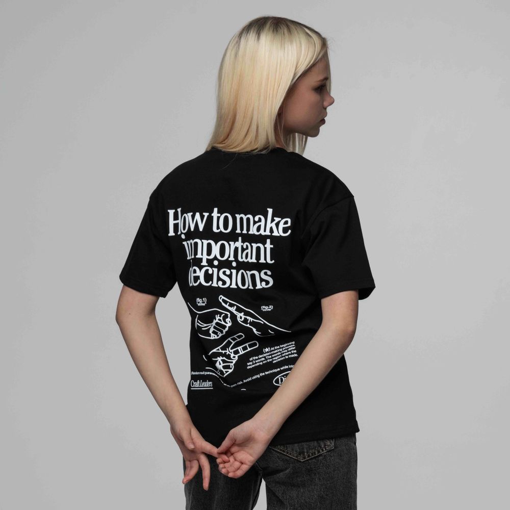 Футболка Dissident Decisions черная