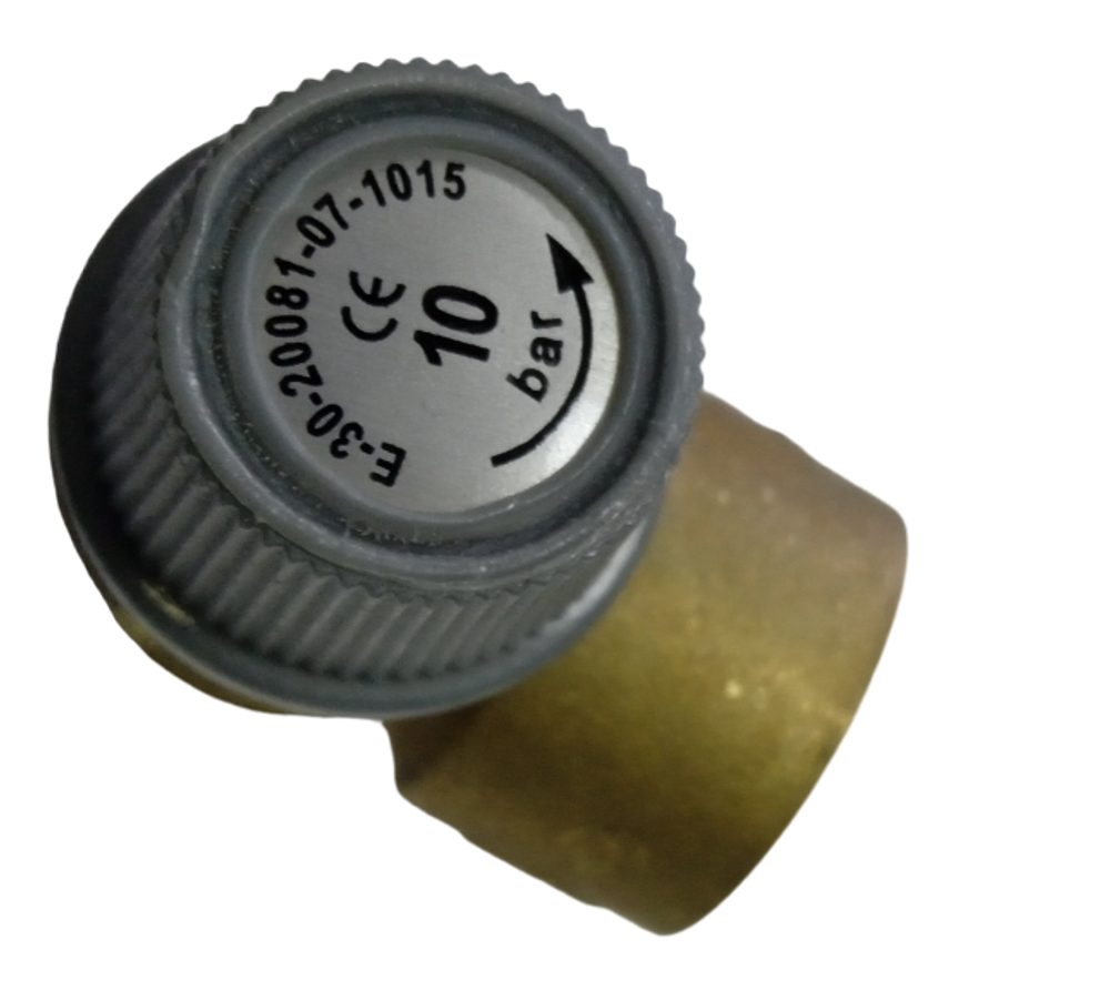 Клапан предохранительный (10 бар) под клипсу