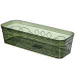 Контейнер для хранения «Пинто», цвет сине-зелёный, 30*10,5*7,5см