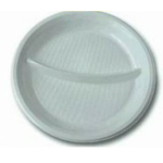 Тарелка 2-х сек D=220мм Интропластик, (комплект 100 шт)