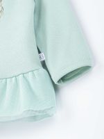 Лонгслив с баской и принтом "Мелисса" 0+