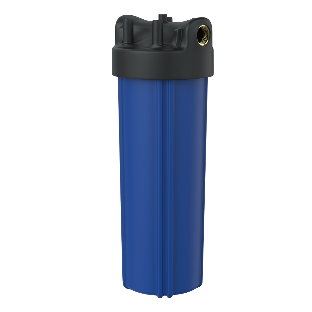 Корпус фильтра ББ-20 без карт. (СИНИЙ) ЮНИКОРН  (4/1шт)