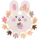 Заколки-крабики для волос детские 10шт «МАЛЬВИНА», короны, 1,1см (пакет с подвесом)