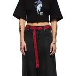 Ремень Волчок Endless love красный