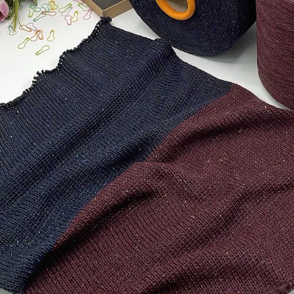 Пряжа твид хлопок на бобине