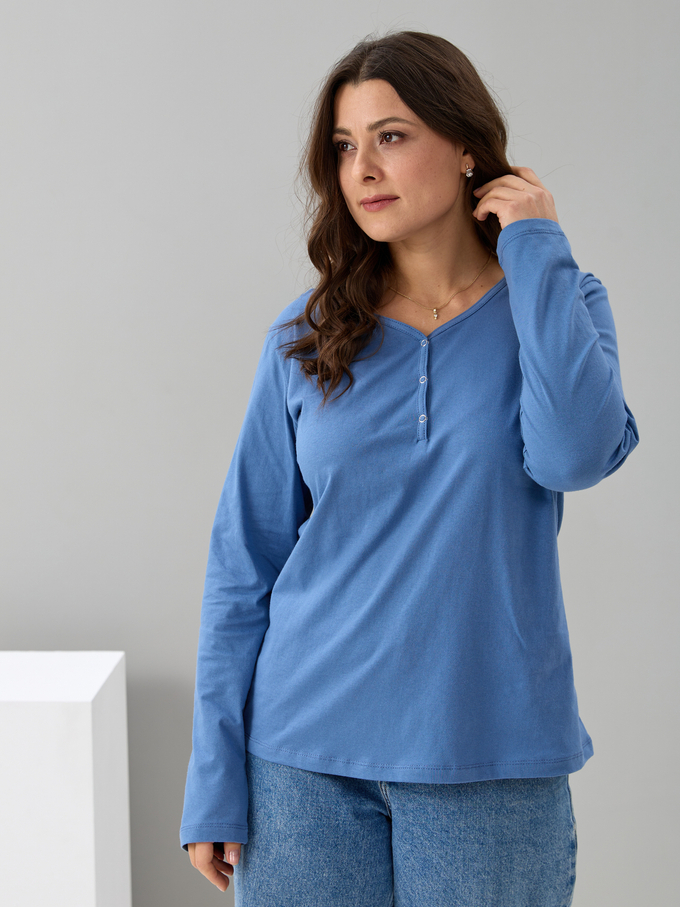 Лонгслив Л-004/индиго