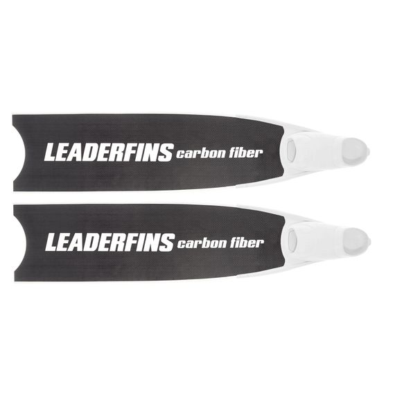 Ласты Leaderfins Carbon черно-белые