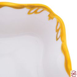 Салатник квадратный на ножке Queen's Crown Prestige 19 см