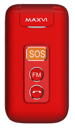 Сотовый телефон Maxvi E5 Red
