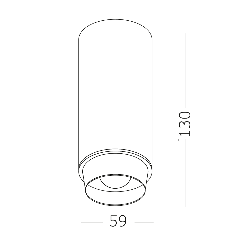 Светильник накладной LED 10W 3000K