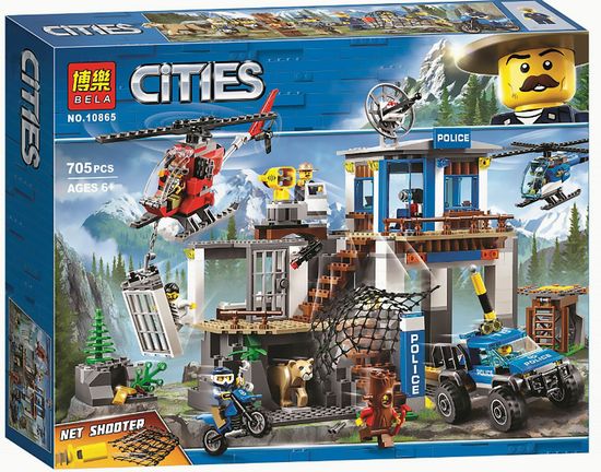 Конструктор City «Штаб-квартира горной полиции» 705 деталей , Bela арт. 10865