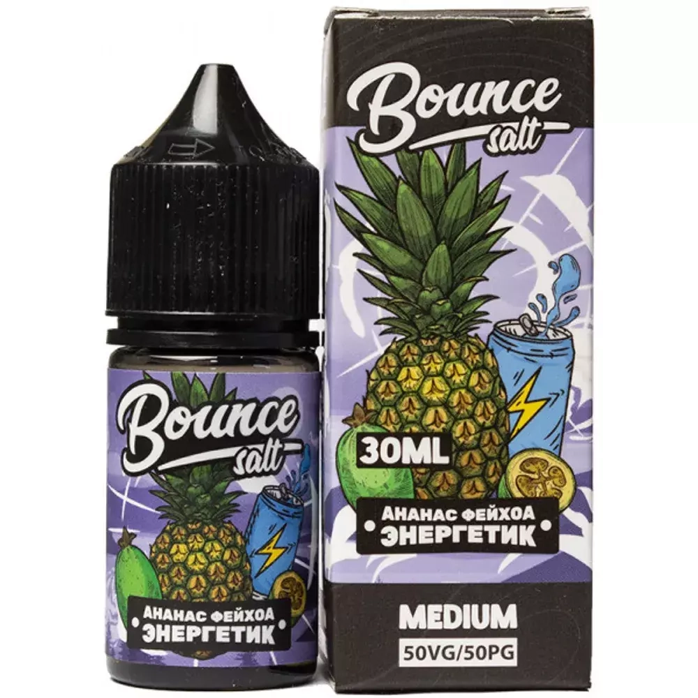 Bounce Salt - Энергетик Фейхоа Ананас (2% nic)