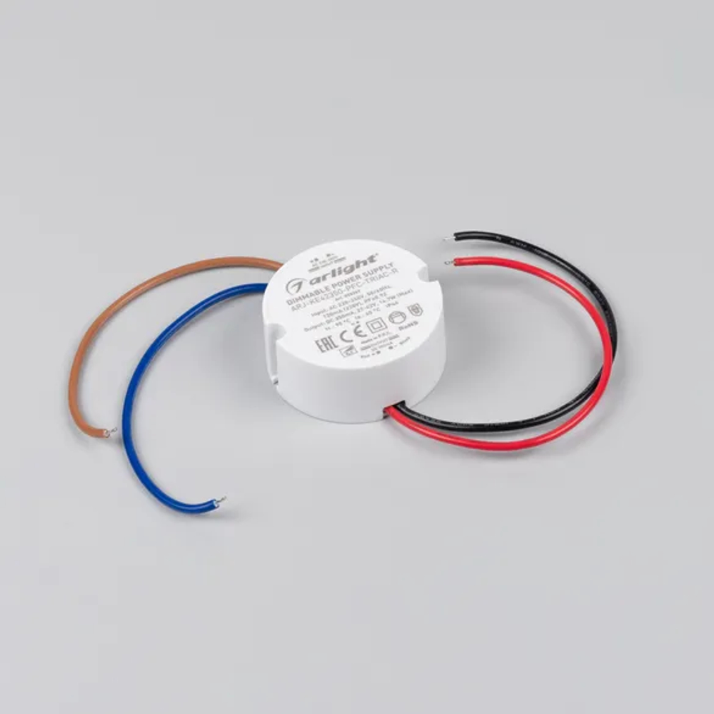 Блок питания ARJ-KE42350-PFC-TRIAC-R (15W, 350mA) (Arlight, IP44 Пластик, 5 лет) 028269
