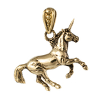 Авторский бронзовый кулон "Последний единорог" RH01547