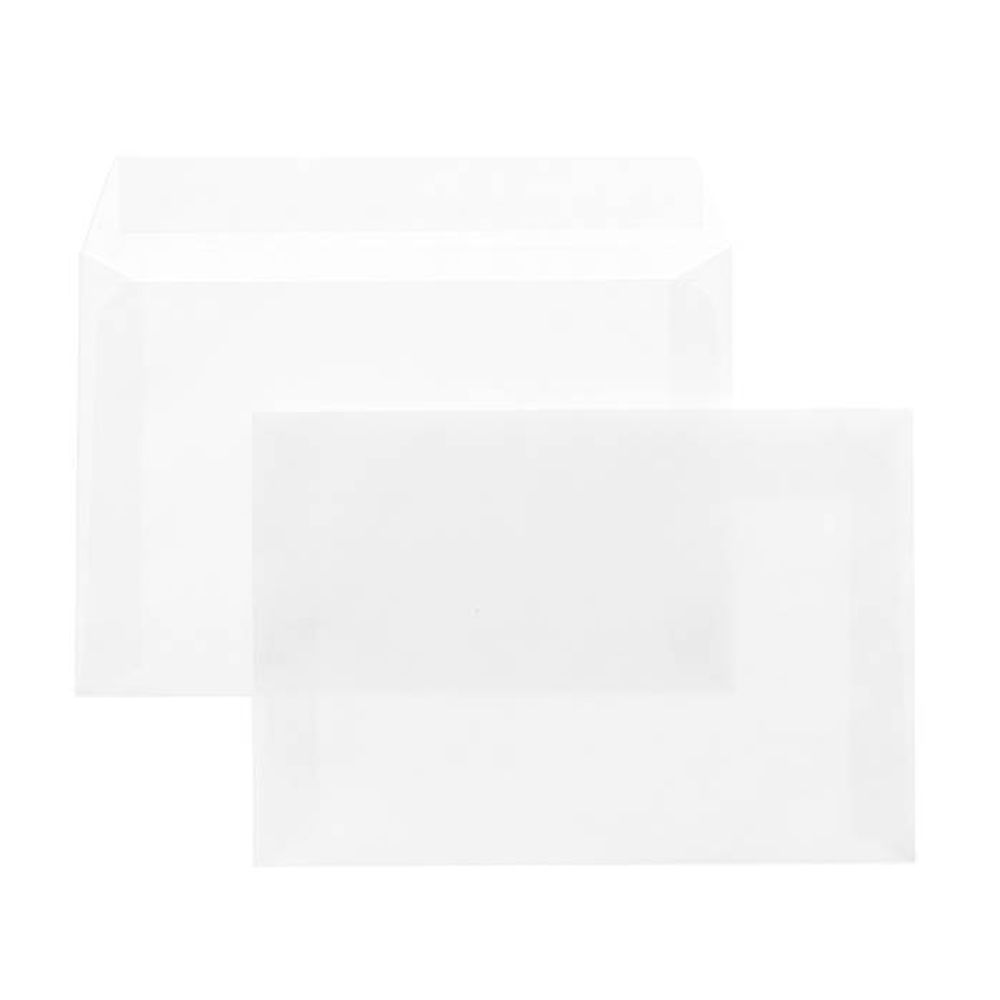 Конверт почт. оф. C6 114х162 стрип чистый 80 г/м2 белый плоск.