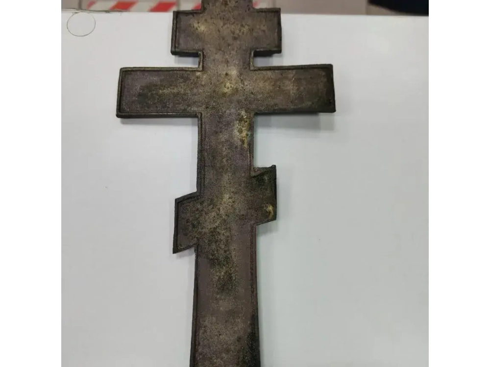 Киотный крест "Распятие Христово". 19 век