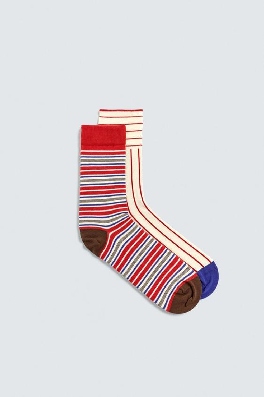 ZARA HARRY LAMBERT X DISNEY НАБОР ИЗ ДВУХ ПАР КОМБИНИРОВАННЫХ НОСКОВ, РАЗНОЦВЕТНЫЙ