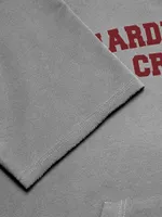 Толстовка Hardlunch Crew с коротким рукавом меланж серая