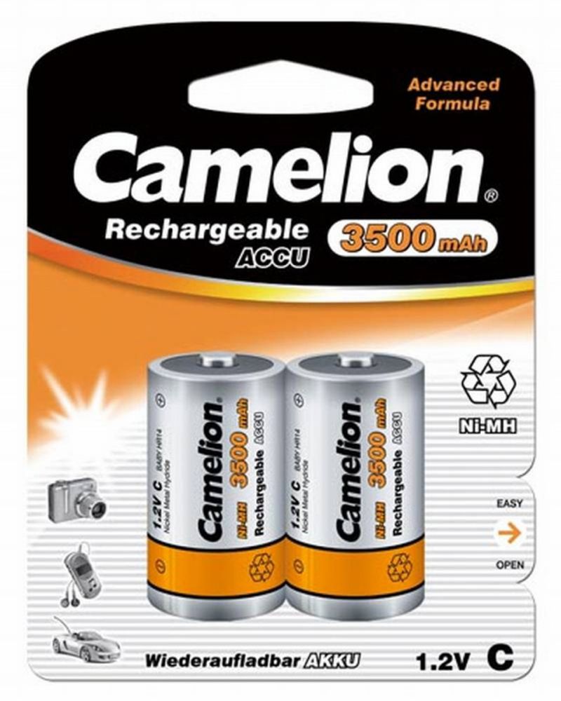 Аккум. CAMELION R14 (2 шт) 3500mAh