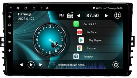 Магнитола для Volkswagen Teramont 2018-2022 - Vaycar VA81U-9010 на Android 13, 8-ядер, 2Гб-32Гб, 4G SIM-слот