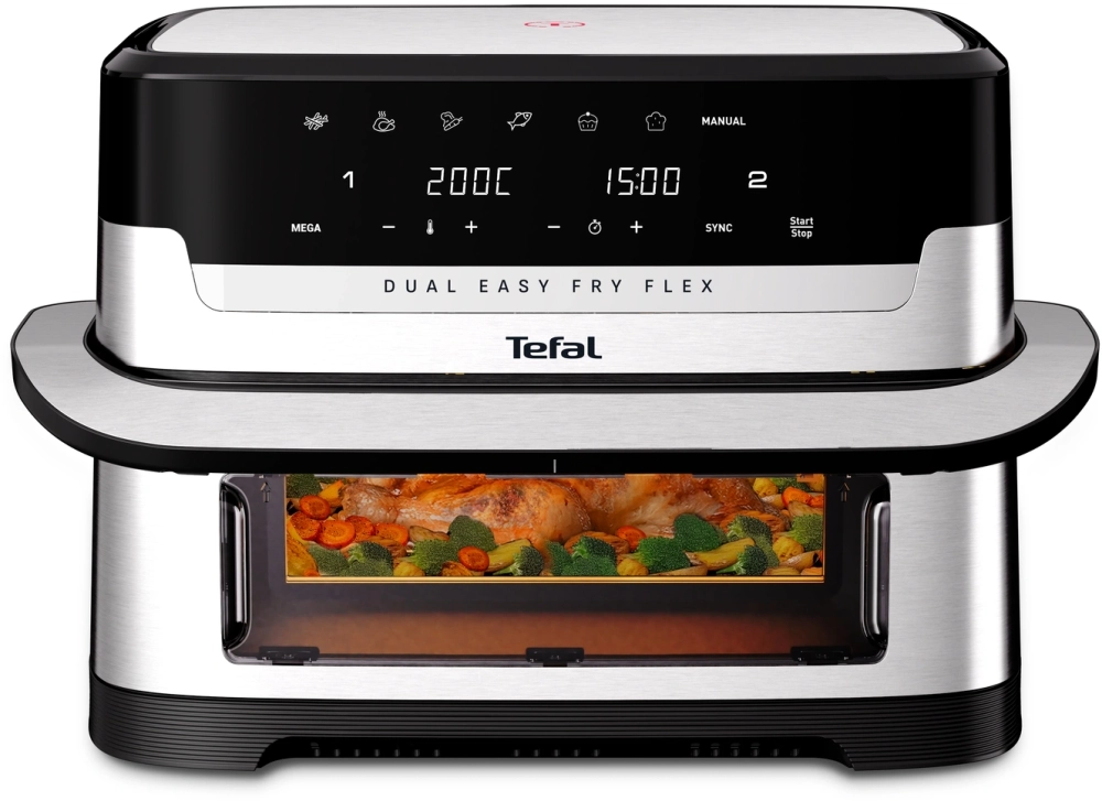 Аэрогриль Tefal Dual Easy Fry Flex EY9228E0