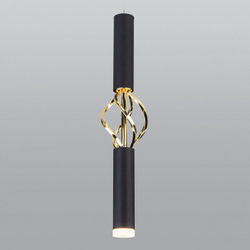 Подвесной светильник Eurosvet Lance 50191/1 LED черный/золото