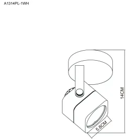 Трековый светильник Arte Lamp LENTE