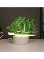 Светильник сенсорный «Фрегат» LED 7 цветов USB/от батареек б