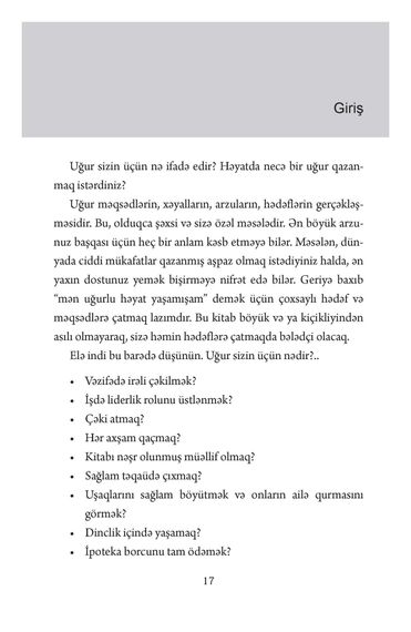 Uğurlu insanların 100 vərdişi