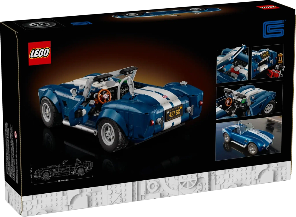 Конструктор LEGO Icons 10357 Shelby Cobra 427 S/C