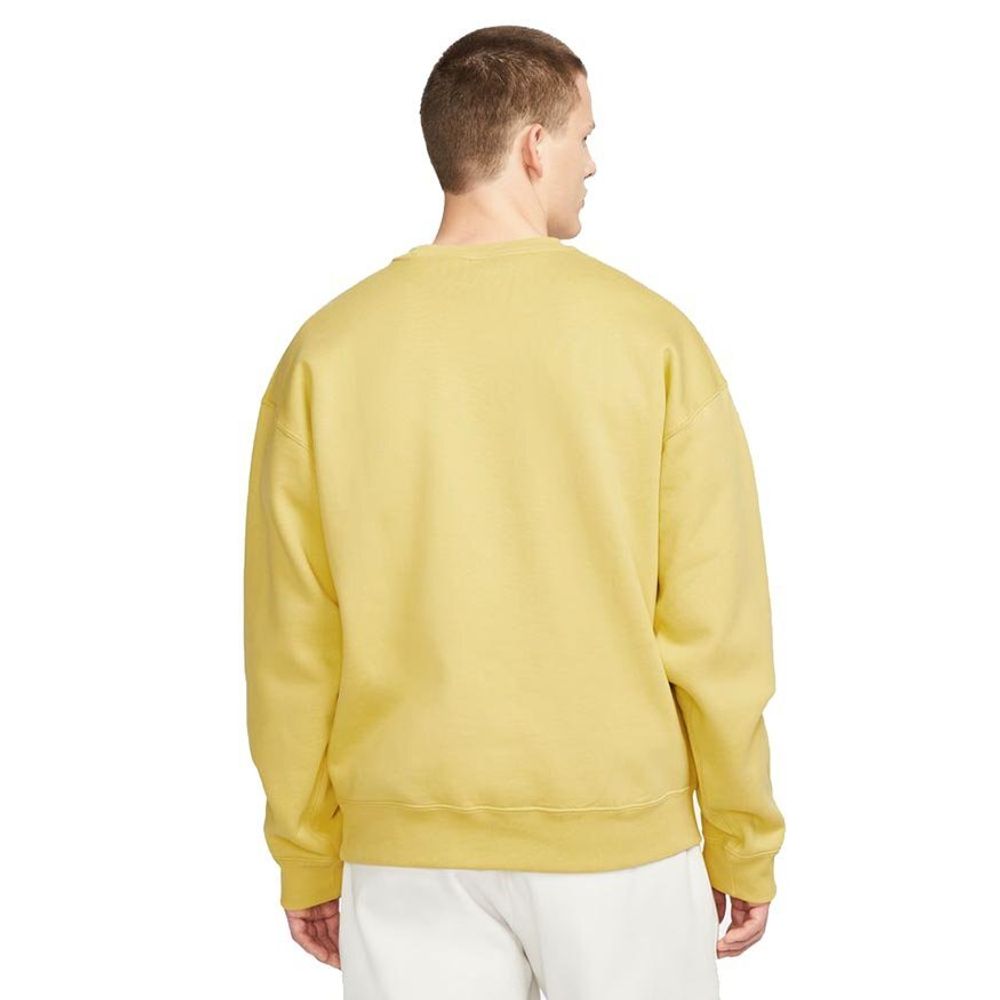Баскетбольная толстовка Nike Solo Swoosh Yellow Sweatshirt