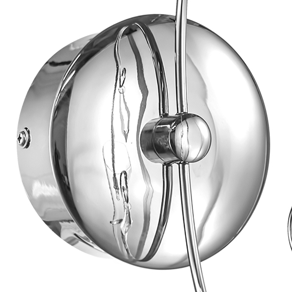 755614 Бра SCARABEO 1х35W G4 12V ХРОМ хрусталь+стекло