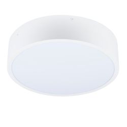 ULO-K40A 30W-4000К-R40 IP40 WHITE Светильник светодиодный накладной. Белый свет 4000K. Диаметр 400мм. Корпус белый. ТМ Uniel