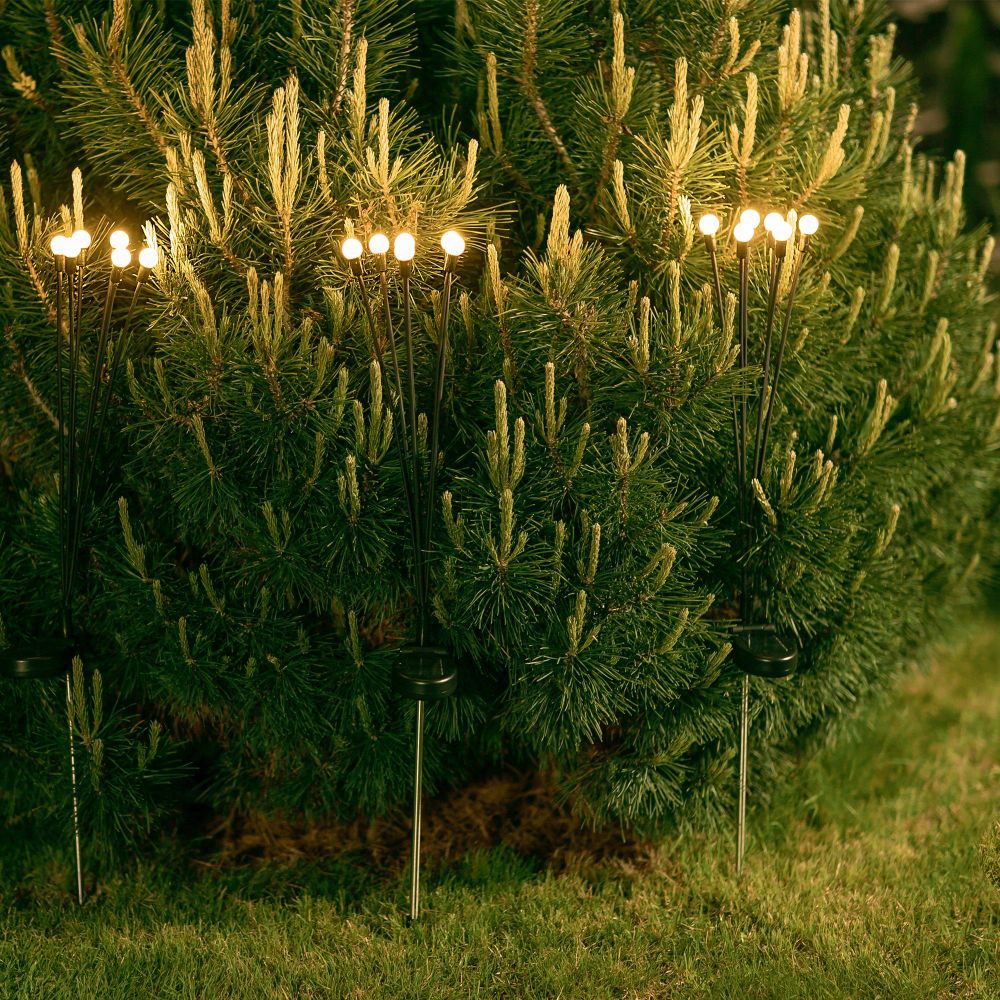 USL-S-820-PM700 FIREFLIES Садовый светильник на солнечной батарее Светлячки. 6 светодиодов. Теплый белый свет. 1xАА Ni-Mh аккумулятор в-к. IP44. TM Uniel