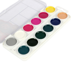 Акварель медовая "Чебурашка" 24 цвета, без кисти, пластик (Мульти-Пульти)