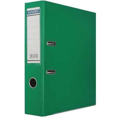 Папка-регистратор KUVERT А4, ширина корешка 72 мм, зеленая