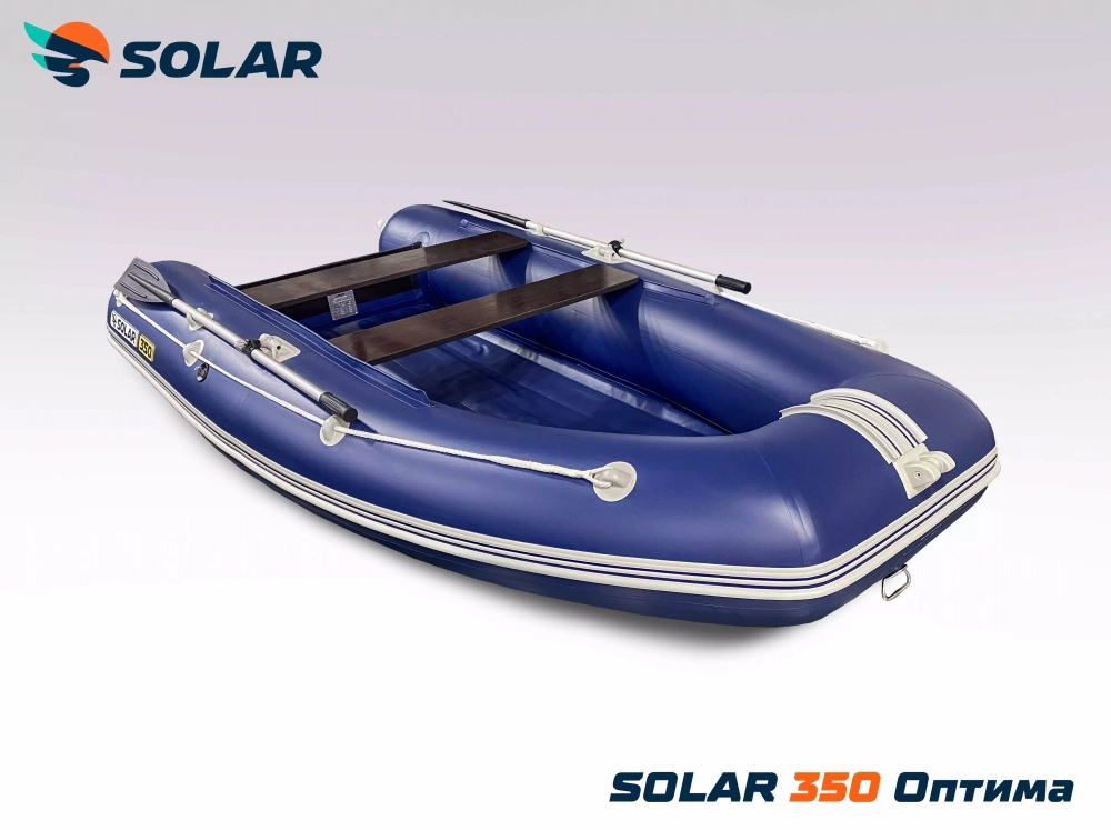 Лодка надувная моторная solar-350 к (оптима)