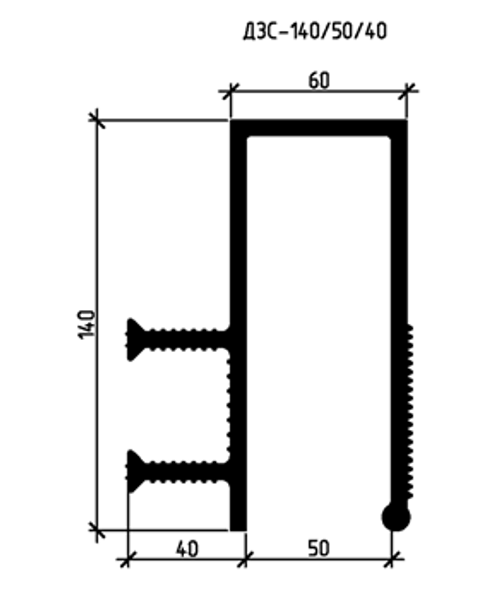 Гидрошпонка ультрабанд ДЗС 140/50/40
