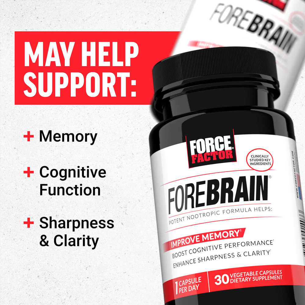 Force Factor, Forebrain, 30 капсул