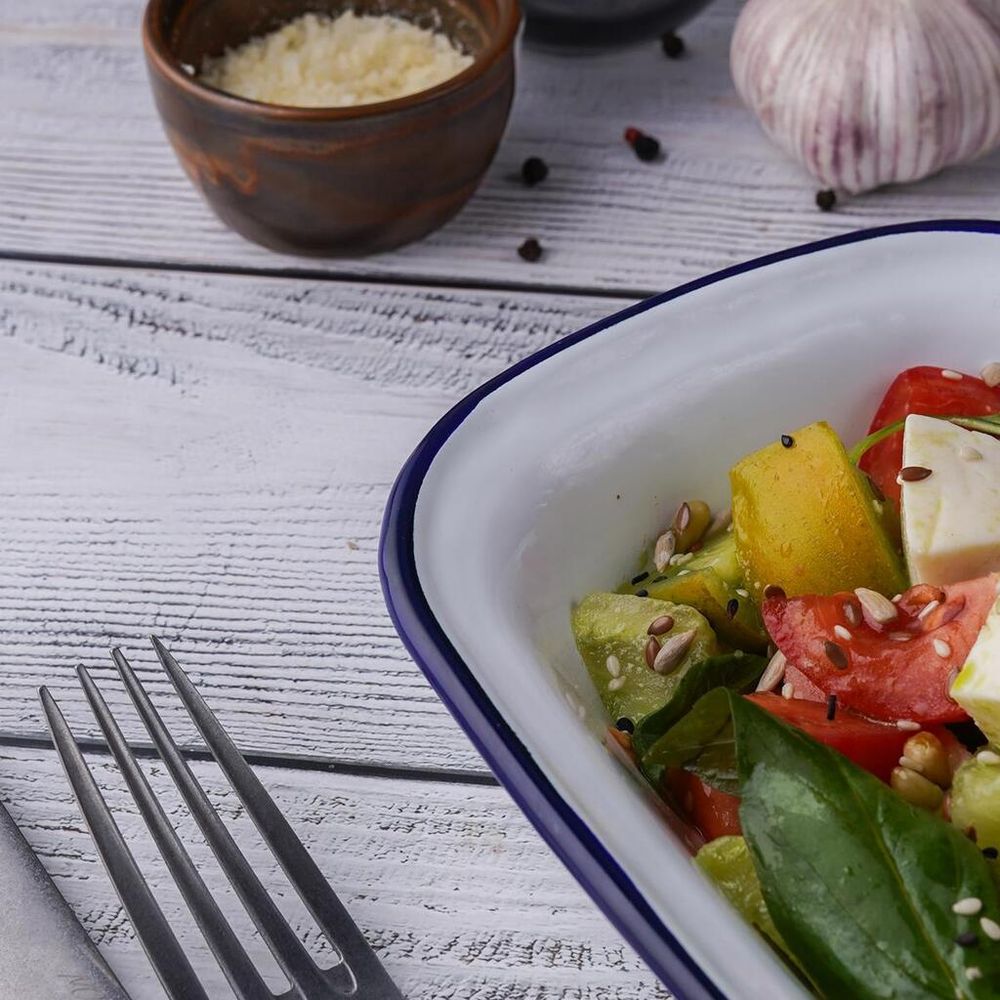 Блюдо для подачи 19,5*14 см h4,5 см 520 мл Blue Rim эмалированая сталь SUNNEX [1]