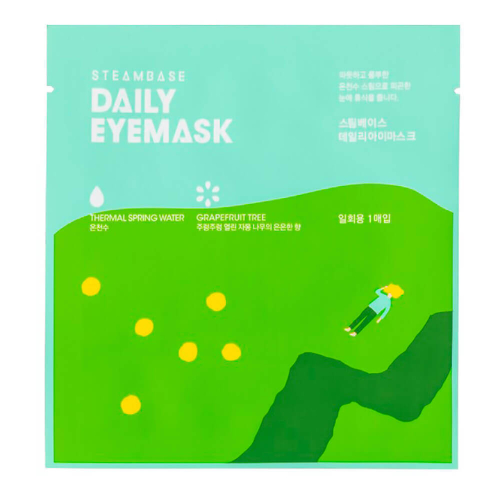 Маска для глаз согревающая Steambase Daily Eyemask Grapefruit Tree согревающая Грейпфрут 1 шт