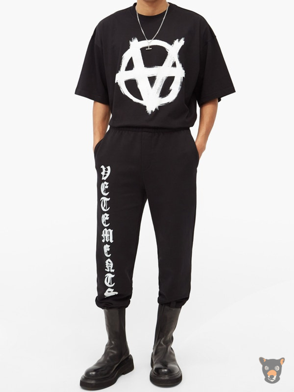 Штаны Vetements "Anarchy" черные