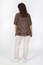 Футболка Кутюр Виотекс ЗЕБРА КОРИЧНЕВАЯ